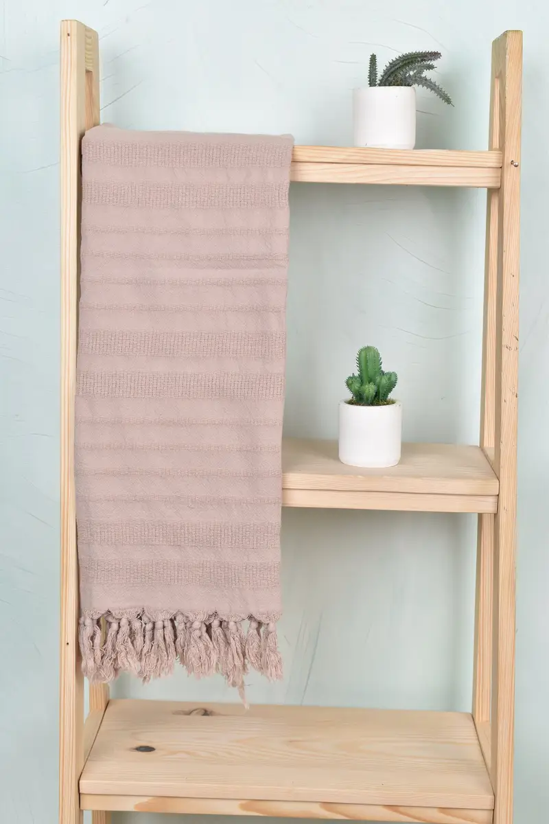 Lightweight Turkish towel, Pool Towels, Gift Boxes Towel, Absorbent towel, 68x36 Cotton Stonewashed Striped Towel, Home Decor Gifts, Summer Towel - 8
