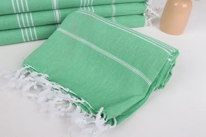70x40 Cotton Striped Towel, Handmade Turkish hammam towel, Best Beach Towel, Holiday Towel, Lightweight Turkish towel, Gift For Her, Baby Boy Gift - 4