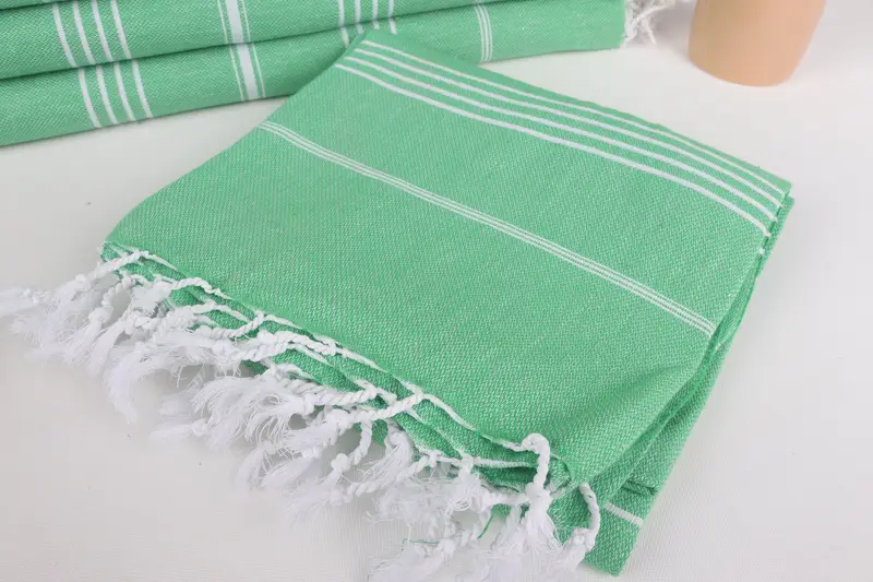 70x40 Cotton Striped Towel, Handmade Turkish hammam towel, Best Beach Towel, Holiday Towel, Lightweight Turkish towel, Gift For Her, Baby Boy Gift - 5