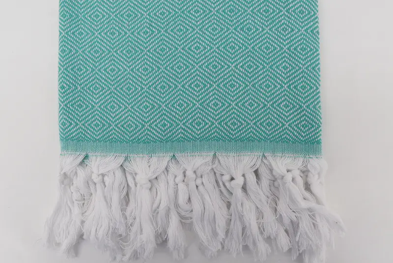 70x40 Cotton Diamond Towel, Quick-dry towel, Unique Wedding Gift, Luxury towel, Housewarming Gift, Baby Boy Gift, Turkish Beach Towel Monogram - 5