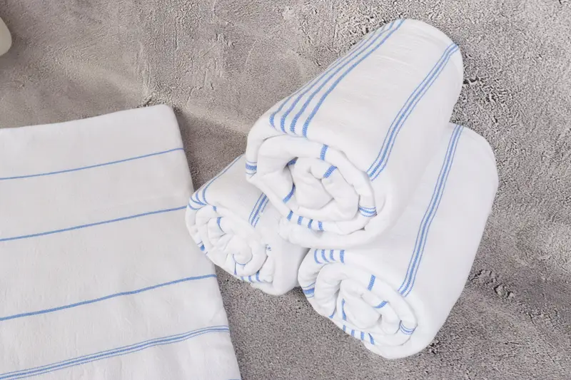 Monogrammed Turkish Towel, Absorbent Turkish towel, 68x36 Cotton Striped Terry Towel, Cute Beach Towel, Gift Towel, Custom Towel, Turkish towel - 8