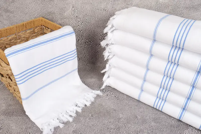 Monogrammed Turkish Towel, Absorbent Turkish towel, 68x36 Cotton Striped Terry Towel, Cute Beach Towel, Gift Towel, Custom Towel, Turkish towel - 3