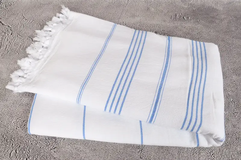 Monogrammed Turkish Towel, Absorbent Turkish towel, 68x36 Cotton Striped Terry Towel, Cute Beach Towel, Gift Towel, Custom Towel, Turkish towel - 6