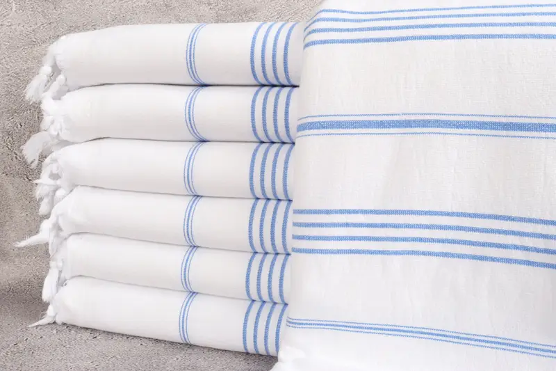 Monogrammed Turkish Towel, Absorbent Turkish towel, 68x36 Cotton Striped Terry Towel, Cute Beach Towel, Gift Towel, Custom Towel, Turkish towel - 1
