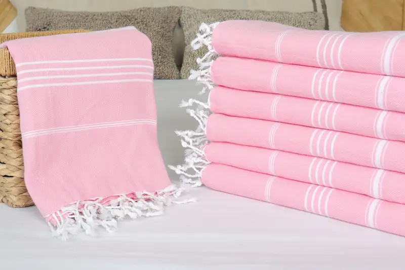 Turkish Beach Blanket, Boho Throw Blankets, Personalized Bridesmaid Gift, 88x60 Cotton Striped Towel, Bedspread, Bachelorette Party Favors - 4