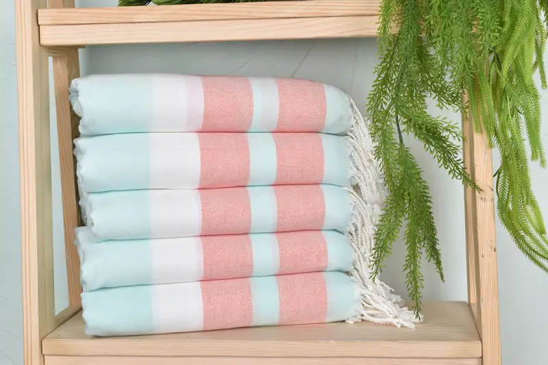 70x40 Cotton Striped Towel, Bridesmaid Gift Towel, Cute Beach Towel, Bachelorette Party Gift, Home Gift, Bachelorette Towel, Personalized Gift - 1