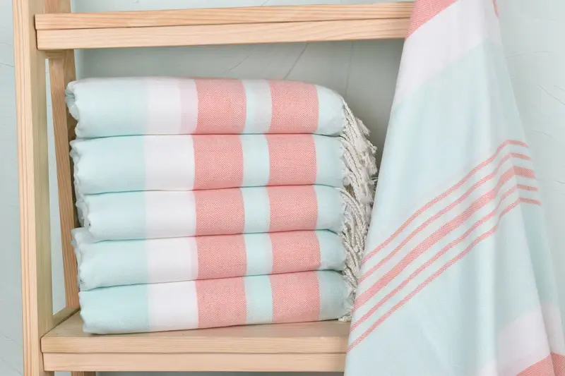 70x40 Cotton Striped Towel, Bridesmaid Gift Towel, Cute Beach Towel, Bachelorette Party Gift, Home Gift, Bachelorette Towel, Personalized Gift - 2