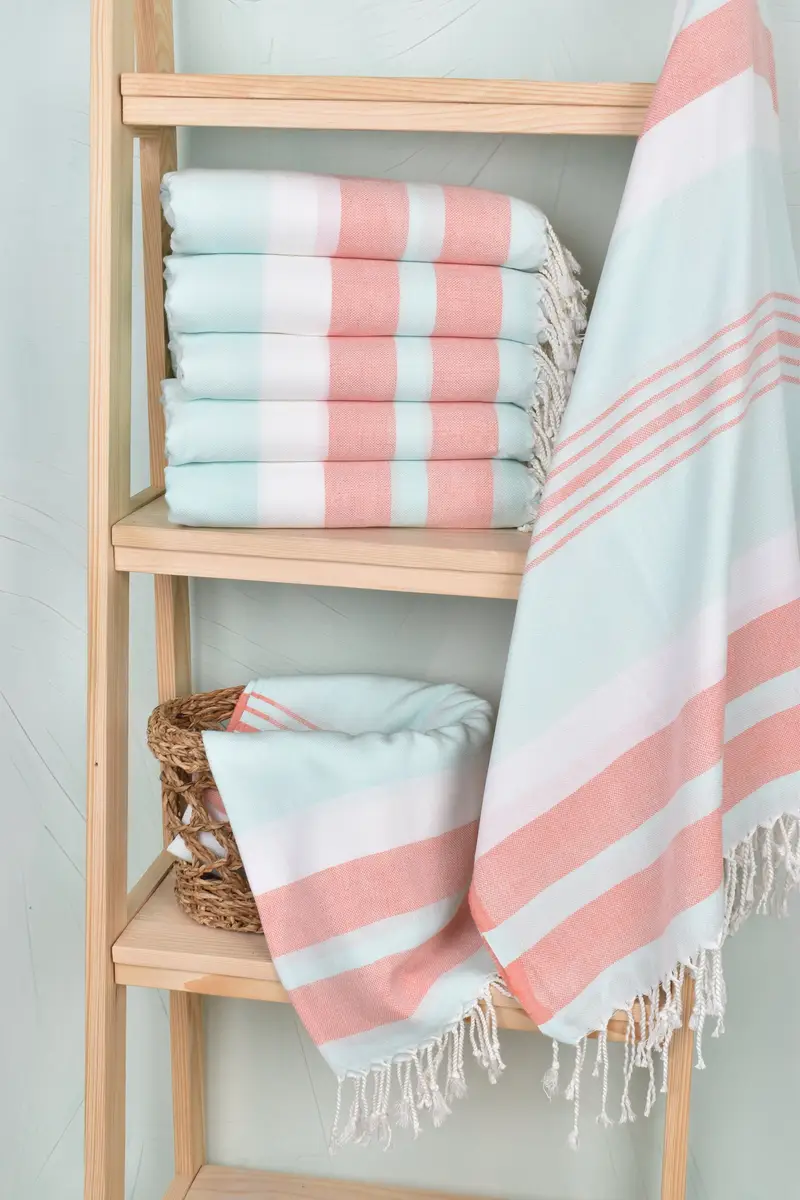 70x40 Cotton Striped Towel, Bridesmaid Gift Towel, Cute Beach Towel, Bachelorette Party Gift, Home Gift, Bachelorette Towel, Personalized Gift - 3