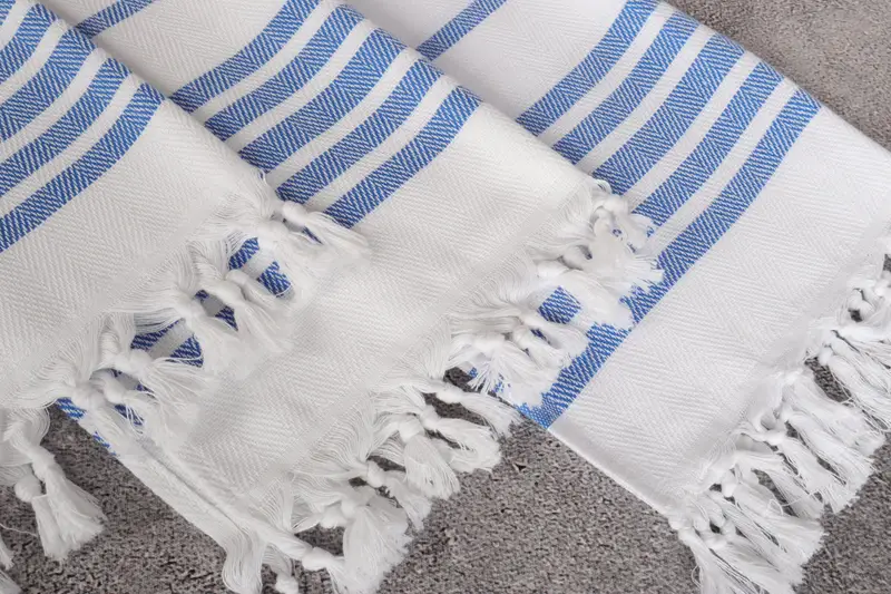 36x24 Cotton Herringbone Towel, Bachelorette Towel, Gym Towel, Bathroom Towels, Personalized Hand Towel, Wedding Favors, Best Friend Gift Ideas - 5