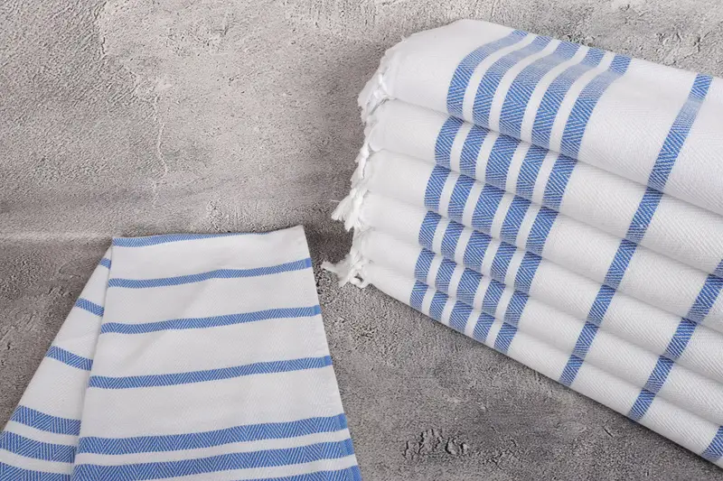 36x24 Cotton Herringbone Towel, Bachelorette Towel, Gym Towel, Bathroom Towels, Personalized Hand Towel, Wedding Favors, Best Friend Gift Ideas - 2