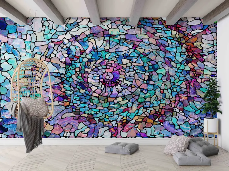 Trendy, Renkli Baskılı Duvar Kağıdıyla Alanınızı Yükseltin