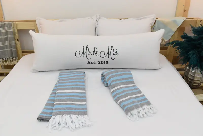 Custom Wedding Gifts, 84x64 Cotton Striped Towel, Customized Turkish Blanket, Throw Blanket, Turkish Bedcover, Boho Throw Blankets, Cotton Bedspread - 4