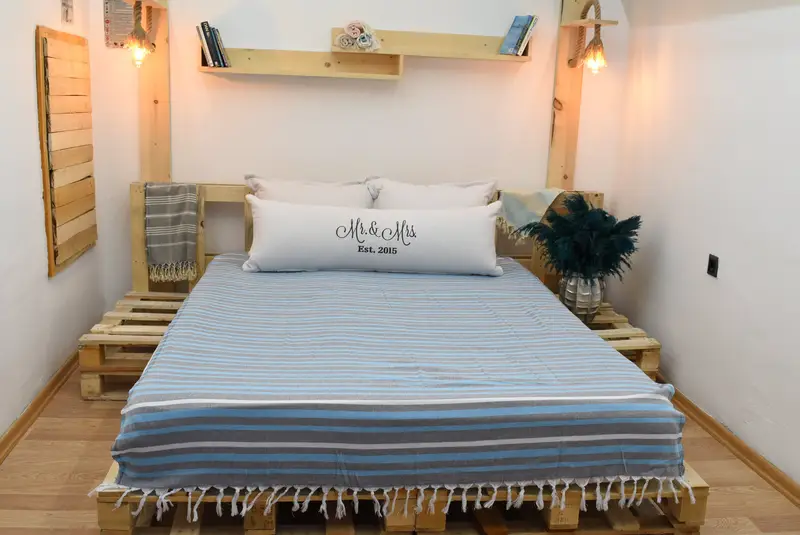 Custom Wedding Gifts, 84x64 Cotton Striped Towel, Customized Turkish Blanket, Throw Blanket, Turkish Bedcover, Boho Throw Blankets, Cotton Bedspread - 1