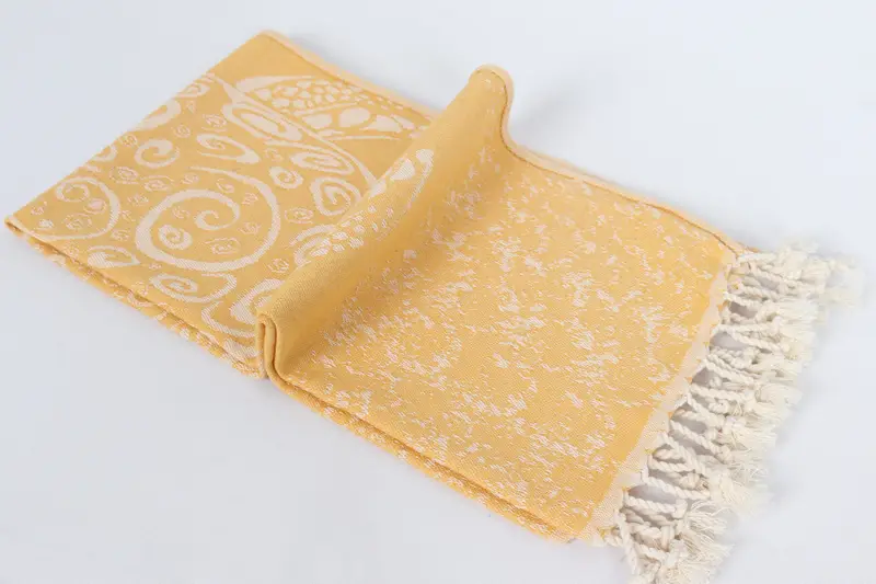 Spa Towel, Personalized Hand Towel, Monogram Dish Towel, 36x18 Cotton Carretta Patterned Towel, Monogram Kitchen Towel, Personalized Kitchen Towel - 7