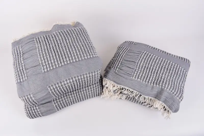 84x80 Cotton Waffle Towel, Extra Large Tablecloth, Personalized Blanket, Bridesmaid Gift, Custom Wedding Gifts, Custom Blanket, Gift For Wedding Day - 7