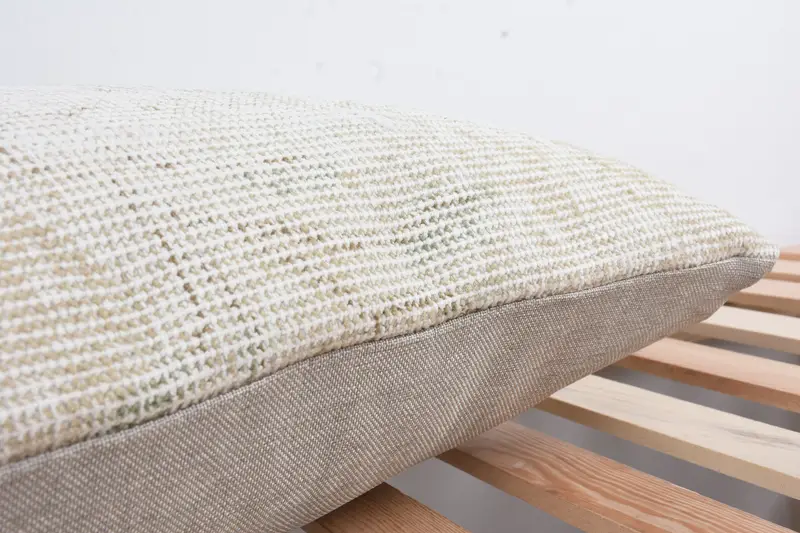 Square Throw Pillow Sham, Pillow Sham, Interior Designer Pillow, Vintage Kilim Throw Pillow, Kilim Pillow, 16x24 Beige Cushion Case - 7