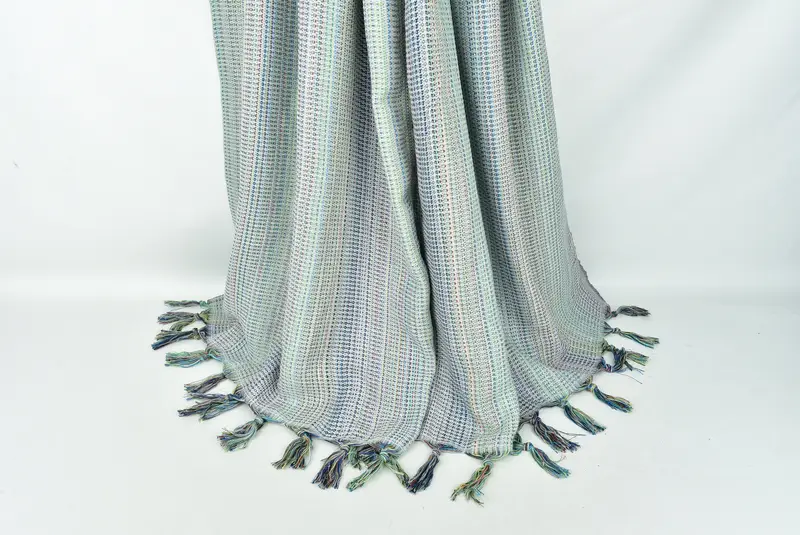 Halloween Bachelorette Party, Bridal Shower Gift, Turkish Tablecloth, Woven Blanket, Tablecloth, 100x80 Cotton Waffle Towel, Couch Blanket - 8