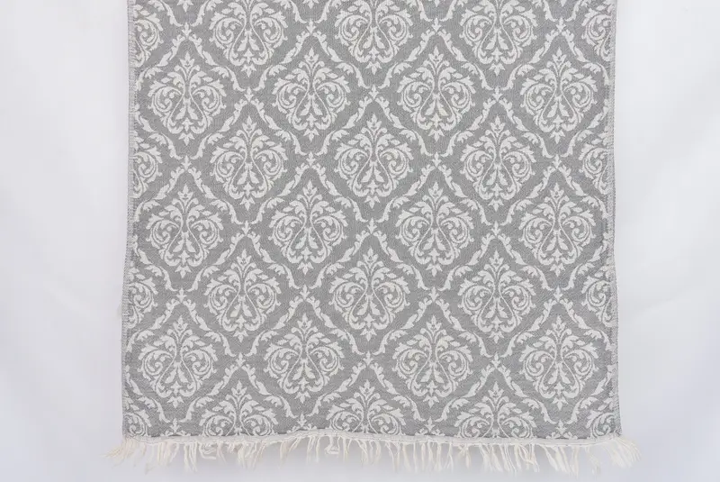Monogramlı el havlu, 40x24 pamuklu barok havlu, Türk el havlu, onun için kişiselleştirilmiş hediye, monogram el havlu, nedime havlu - 1
