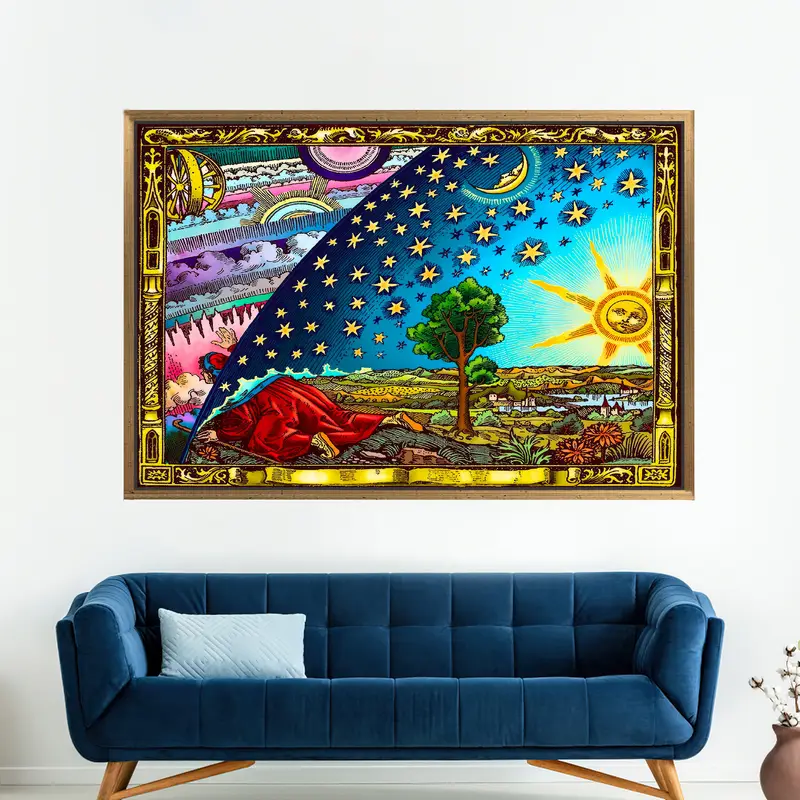 Gravure Cosmos Canvas: Sky, Astronomy, and Space Art