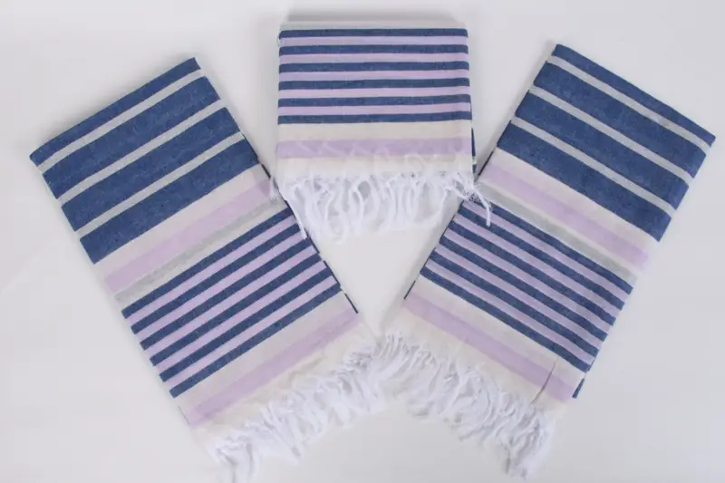 Absorbent towel, Luxury Turkish peshtemal beach towel, 68x40 Cotton Striped Towel, Best Beach Towel, Bridal Shower Gifts, Housewarming Gift - 6
