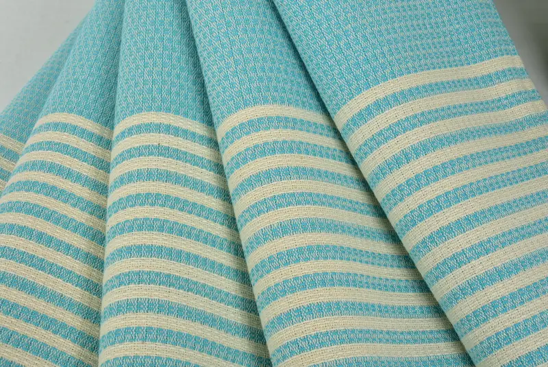 Wedding Hand Made Gift, 68x40 Cotton Striped Towel, Custom Wedding Towel, Bachelorette Party Gifts, Wedding Favors, Family Gift, Absorbent towel - 5