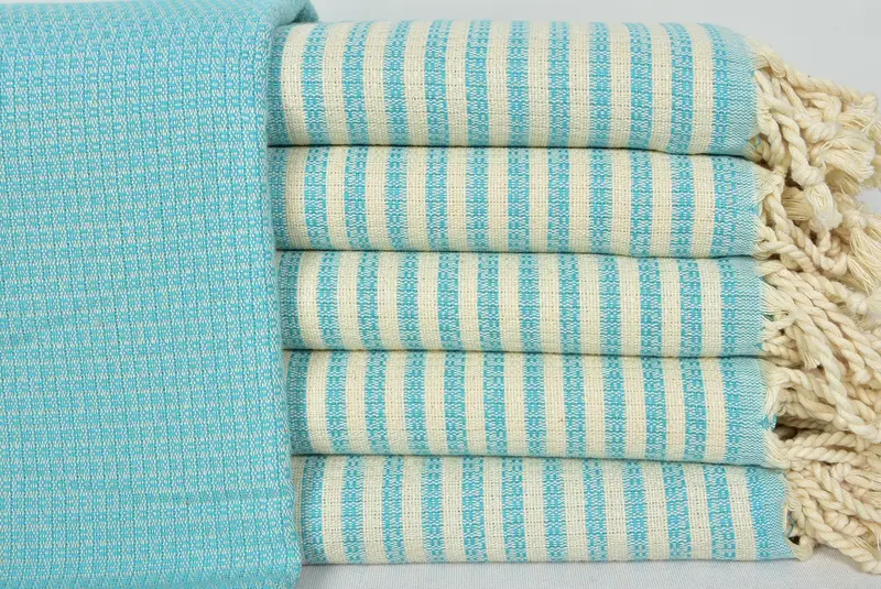 Wedding Hand Made Gift, 68x40 Cotton Striped Towel, Custom Wedding Towel, Bachelorette Party Gifts, Wedding Favors, Family Gift, Absorbent towel - 1