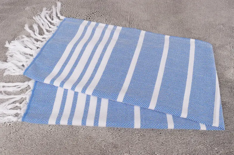 Bachelorette Towel, 40x20 Cotton Zig zag Towel, Bridesmaid Gifts, Turkish Towel Hand Towel, Kitchen Towel, Valentines Gift, Beach Wedding Favor - 6