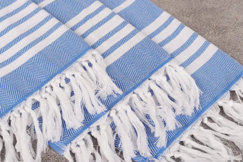 Bachelorette Towel, 40x20 Cotton Zig zag Towel, Bridesmaid Gifts, Turkish Towel Hand Towel, Kitchen Towel, Valentines Gift, Beach Wedding Favor - 5