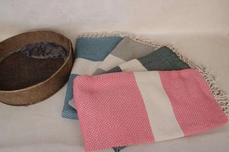 Family Gift Basket, Gift For Her, Bridal Shower Favor, Turkish Towel Beach, 70x40 Cotton Diamond Towel, Wedding Favors, Embroidered Beach Towel - 7