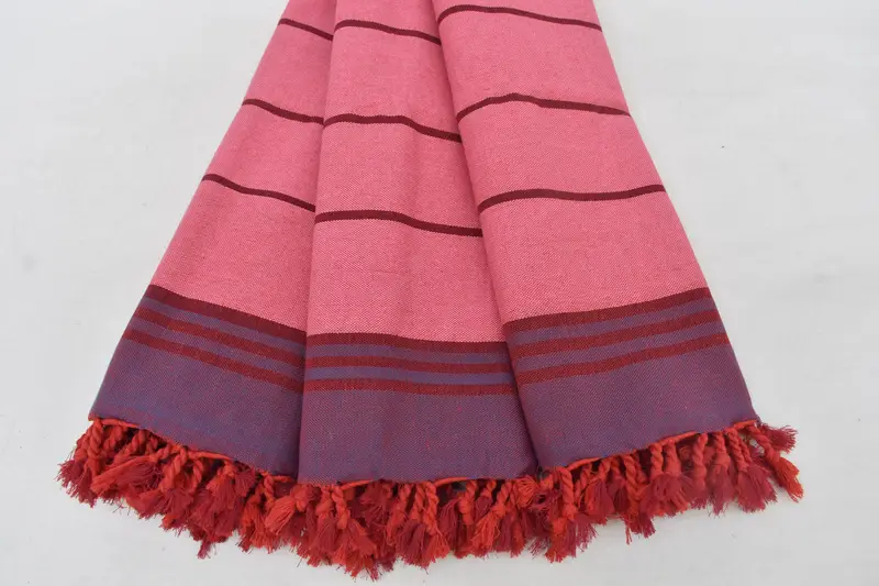 Valentines Gift, Turkish Bath Towel USA, Summer Gift Ideas, Personalized Towel, Handmade Gift, 68x40 Cotton Striped Towel, Cotton towel, Spa Towel - 3