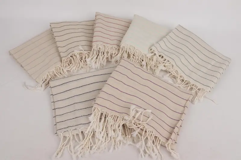 Anniversary Gift For Her, Custom Wedding Gifts, Bachelorette Beach Towel, 64x38 Linen Striped Towel, Beach Towel Bulk, Custom Towel, Towel With Name - 2