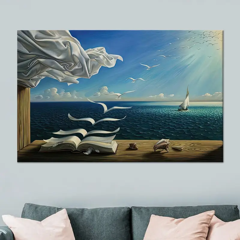 Dali-Inspired Surreal Canvas: Modern Art for Your Space