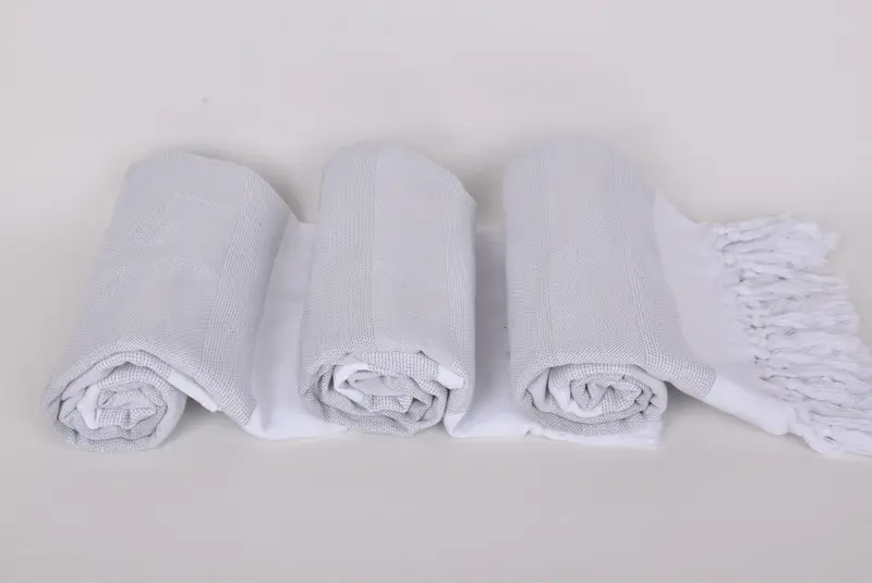 Handwoven organic Turkish towel for spa, Gift For Him, Baby Boy Gift, Travel towel, Luxury towel, 70x40 Cotton Striped Towel, Embroidery Towel - 8