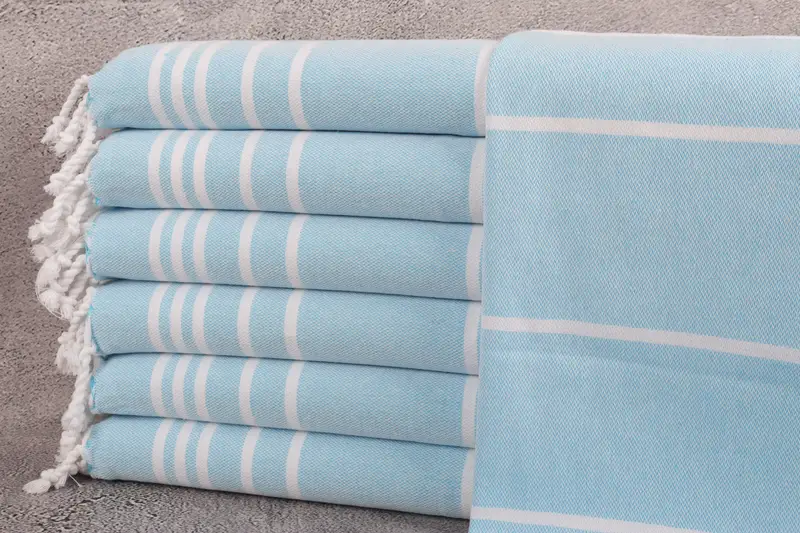 Home Decor Gifts, Personalized Hand Towel, Bachelor Gift, 38x18 Cotton Striped Towel, Turkish Tea Towel, Guest Towel, Organic Towel, Kitchen Towel - 1
