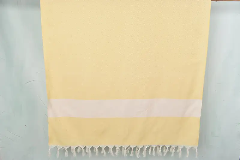 Organic Beach Towel, Luxury towel, Best Beach Towel, Baby Boy Gift, Bath towel, Eco-Friendly Turkish Towel, 70x40 Cotton Herringbone Towel - 4