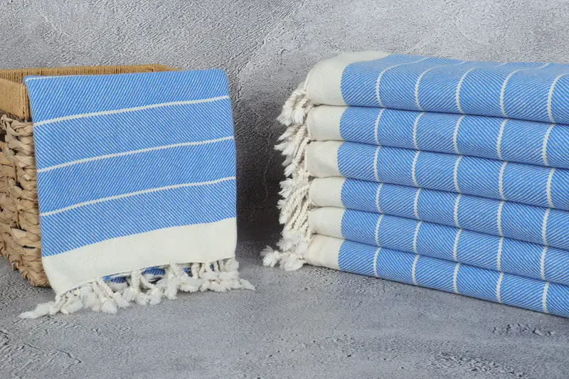 Wedding Hand Made Gift, Family Gift, 70x40 Cotton Herringbone Towel, Sand-resistant towel, Custom Gift, Beach Towel Bulk, Quick-Dry Beach Towel - 3