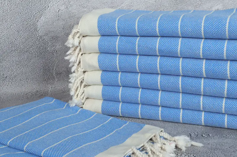 Wedding Hand Made Gift, Family Gift, 70x40 Cotton Herringbone Towel, Sand-resistant towel, Custom Gift, Beach Towel Bulk, Quick-Dry Beach Towel - 2