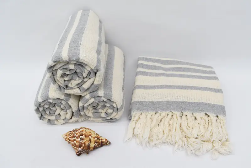 70x34 Cotton Striped Towel, Bachelorette Party Gifts, Wedding Shower Gift, Home Decor Gifts, Quick-Dry Beach Towel, Housewarming Gift, Summer Towel - 8