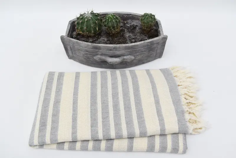 70x34 Cotton Striped Towel, Bachelorette Party Gifts, Wedding Shower Gift, Home Decor Gifts, Quick-Dry Beach Towel, Housewarming Gift, Summer Towel - 3