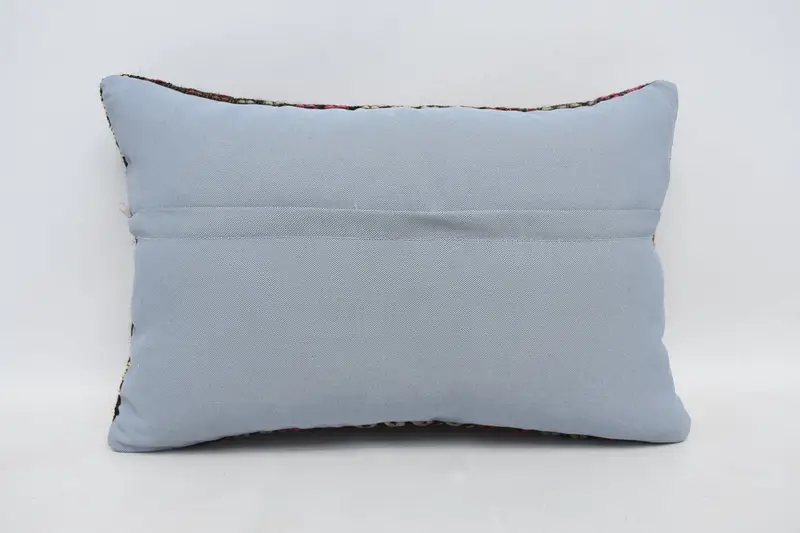 Turkish Kilim Pillow, Vintage Pillow, Vintage Kilim Pillow Cushion Cover, Pillow Case, Handmade Throw Pillow Case, Turkish Pillow, 16x24 Red Pillow - 6