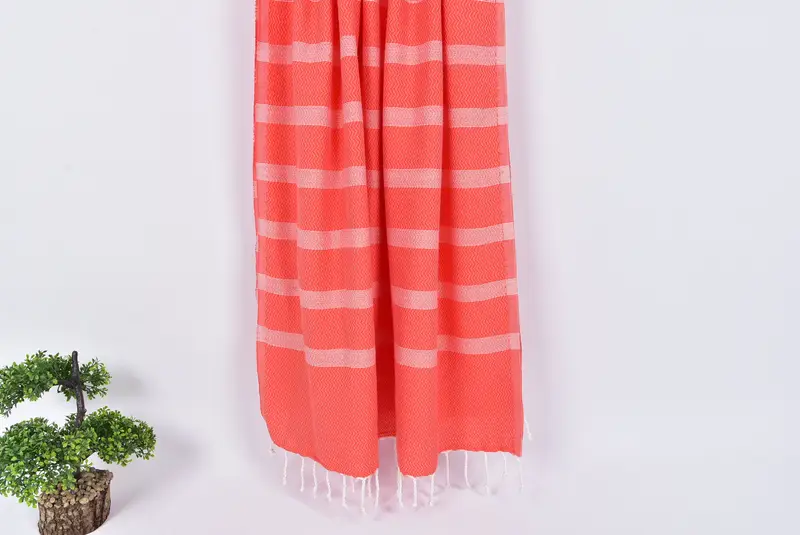 70x36 Cotton Striped Towel, Beach Size Towel, Best Friend Gift, Bachelorette Party Decorations, Anniversary Gift For Her, Lightweight Turkish towel - 8
