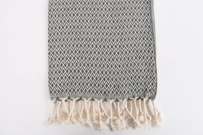 Hediye, 40x20 pamuklu elmas havlu, kişiselleştirilmiş bulaşık havlu, kişiselleştirilmiş hediye, plaj teması bekarlığa veda partisi, monogram el havlu - 3