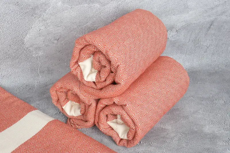 Turkish Cotton Blanket, Turkish Bedspread, Bedspread, 92x80 Cotton Diamond Towel, Gift For Best Friend, Throw Blanket Couch, Bachelorette Gifts - 8