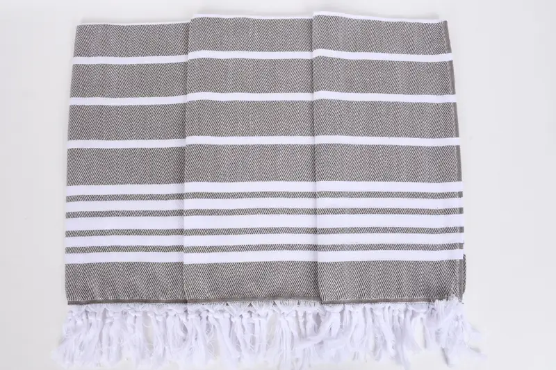 Organic Towel, 36x24 Cotton Herringbone Towel, Personalized Hand Towel, Wedding Favors, Xmas Gifts, Bachelor Gifts, Personalized Dish Towel - 7