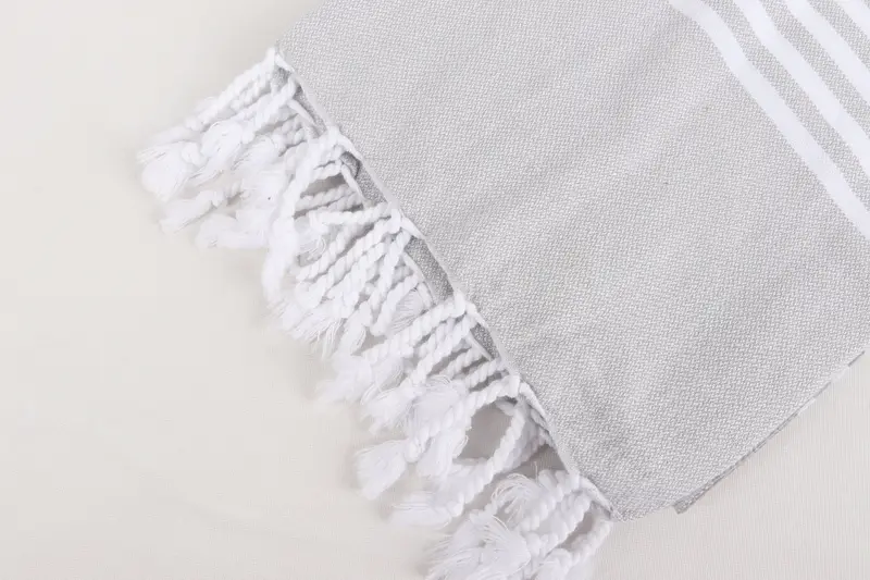 Quick-dry peshtemal, Bridesmaid Gift Towel, Yoga Towel, Wedding Hand Made Gift, 68x40 Cotton Striped Towel, Monogram Beach Towel, Engagement Gift - 7
