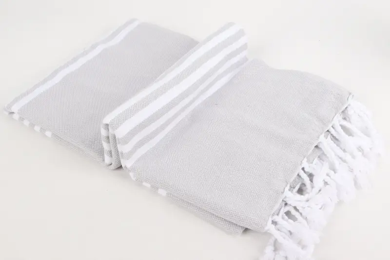 Quick-dry peshtemal, Bridesmaid Gift Towel, Yoga Towel, Wedding Hand Made Gift, 68x40 Cotton Striped Towel, Monogram Beach Towel, Engagement Gift - 6