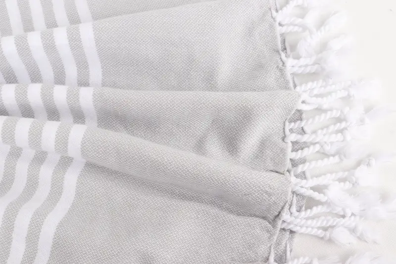 Quick-dry peshtemal, Bridesmaid Gift Towel, Yoga Towel, Wedding Hand Made Gift, 68x40 Cotton Striped Towel, Monogram Beach Towel, Engagement Gift - 8