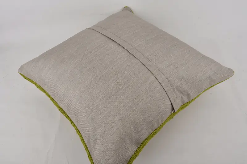 24x24 Green Cushion, Boho Pillow Sham Cover, Ethnic Pillow Cover Pillow Sham, Handmade Kilim Cushion, Pillow Case, Turkish Pillow - 7