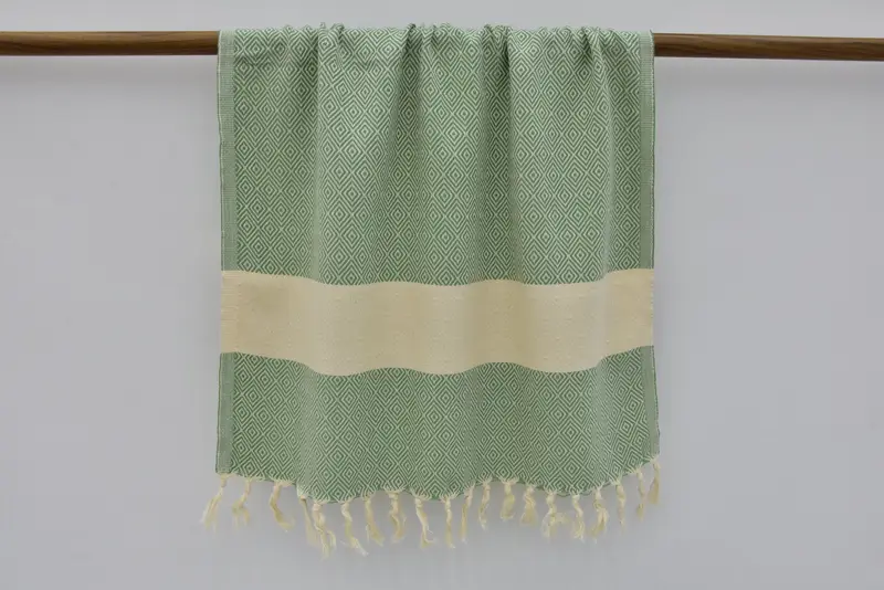 Kitchen Towel, Monogram Kitchen Towel, Monogram Turkish Bath Towel, Personalized Gift, Xmas Gifts, Bridesmaid Favors, 36x20 Cotton Diamond Towel - 5
