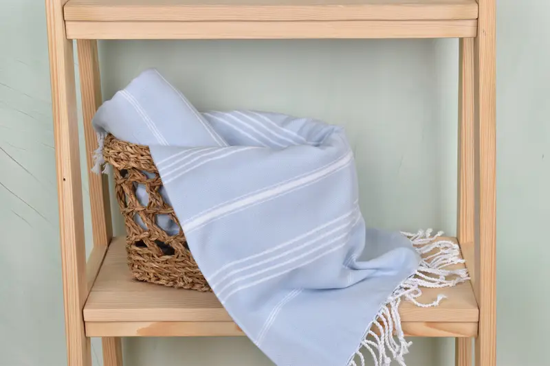 Turkish Towel USA, 70x40 Cotton Striped Towel, Bridesmaid Gifts, Sand-free towel, Best Friend Christmas Gift, Soft and absorbent Turkish towel - 3